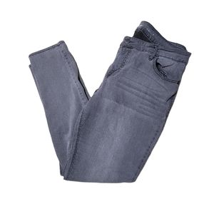 Old Navy Rockstar Gray Super Skinny Jeans 14